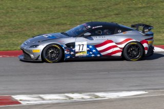 #77 Aston Martin Vantage AMR GT4 of Paul Keebler, TR3 Racing, GT America Powered by AWS, GT4, SRO America, NOLA Motorsports Park, New Orleans, LA, April 2023.
 | Brian Cleary/SRO