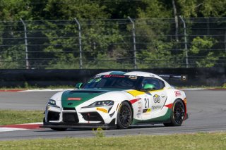 #21 Toyota Gazoo Racing GR Supra GT4 of Nicholas Shanny, Carrus Callas Raceteam, GT America Powered by AWS, GT4, SRO America, NOLA Motorsports Park, New Orleans, LA, April 2023.
 | Brian Cleary/SRO