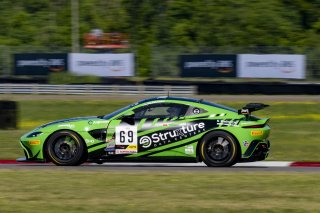 #69 Aston Martin Vantage AMR GT4 of Todd Coleman, Archangel Motorsports, GT America Powered by AWS, GT4, SRO America, NOLA Motorsports Park, New Orleans, LA, April 2023.
 | Brian Cleary/SRO