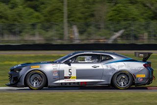 #5 Chevrolet Camaro GT4.R of Tony Gaples, Blackdog Speed Shop, GT America Powered by AWS, GT4, SRO America, NOLA Motorsports Park, New Orleans, LA, April 2023.
 | Brian Cleary/SRO