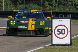 #120 Porsche 911 GT3-R (991.ii) of Adam Adelson, Wright Motorsports, GT America Powered by AWS, SRO3, SRO America, NOLA Motorsports Park, New Orleans, LA, April 2023.
 | Brian Cleary/SRO