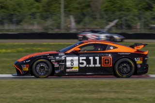#8 Aston Martin Vantage AMR GT4 of Elias Sabo, Flying Lizard Motorsports, GT America Powered by AWS, GT4, SRO America, NOLA Motorsports Park, New Orleans, LA, April 2023.
 | Brian Cleary/SRO