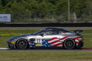 #77 Aston Martin Vantage AMR GT4 of Paul Keebler, TR3 Racing, GT America Powered by AWS, GT4, SRO America, NOLA Motorsports Park, New Orleans, LA, April 2023.
 | Brian Cleary/SRO