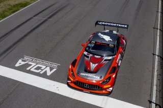 #04 Mercedes-AMG GT3 of George Kurtz, Crowdstrike by Riley, GT America Powered by AWS, SRO3, SRO America, NOLA Motorsports Park, New Orleans, LA, April 2023.
 | Brian Cleary/SRO