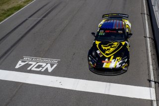 #2 Aston Martin Vantage AMR GT4 of Jason Bell, Flying Lizard Motorsports, GT America Powered by AWS, GT4, SRO America, NOLA Motorsports Park, New Orleans, LA, April 2023.
 | Brian Cleary/SRO