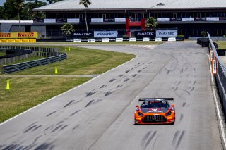 #04 Mercedes-AMG GT3 of George Kurtz, Crowdstrike by Riley, GT America Powered by AWS, SRO3, SRO America, NOLA Motorsports Park, New Orleans, LA, April 2023.
 | Brian Cleary/SRO