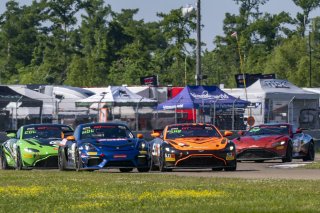 #8 Aston Martin Vantage AMR GT4 of Elias Sabo, Flying Lizard Motorsports, GT America Powered by AWS, GT4, SRO America, NOLA Motorsports Park, New Orleans, LA, April 2023.
 | Brian Cleary/SRO