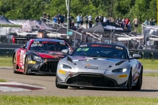 #77 Aston Martin Vantage AMR GT4 of Paul Kiebler, TR3 Racing, GT America Powered by AWS, GT4, SRO America, NOLA Motorsports Park, New Orleans, LA, April 2023.
 | Brian Cleary/SRO