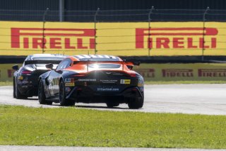 #8 Aston Martin Vantage AMR GT4 of Elias Sabo, Flying Lizard Motorsports, GT America Powered by AWS, GT4, SRO America, NOLA Motorsports Park, New Orleans, LA, April 2023.
 | Brian Cleary/SRO