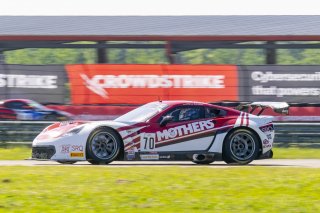 #70 Callaway Corvette Z06R GT3 of Mirco Shultis, Mishumotors, GT America Powered by AWS, SRO3, SRO America, NOLA Motorsports Park, New Orleans, LA, April 2023.
 | Brian Cleary/SRO