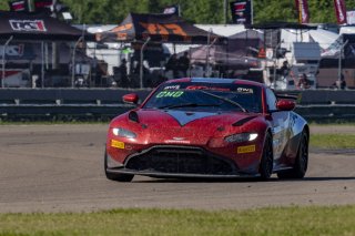 #50 Aston Martin Vantage GT4 of Ross Chouest, Chouest Povoledo Racing, GT America Powered by AWS, GT4, SRO America, NOLA Motorsports Park, New Orleans, LA, April 2023.
 | Brian Cleary/SRO
