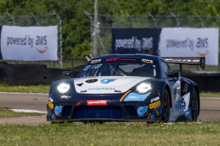 #043 Porsche 911 GT3-R(991.ii) of Alex Vogel, OnlyFans Racing with P1 Group by MRS, GT America Powered by AWS, SRO3, SRO America, NOLA Motorsports Park, New Orleans, LA, April 2023.
 | Brian Cleary/SRO