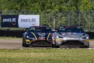 #77 Aston Martin Vantage AMR GT4 of Paul Kiebler, TR3 Racing, GT America Powered by AWS, GT4, SRO America, NOLA Motorsports Park, New Orleans, LA, April 2023.
 | Brian Cleary/SRO