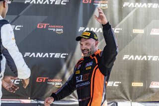 #8 Aston Martin Vantage AMR GT4 of Elias Sabo, Flying Lizard Motorsports, GT America Powered by AWS, GT4, SRO America, NOLA Motorsports Park, New Orleans, LA, April 2023.
 | Brian Cleary/SRO