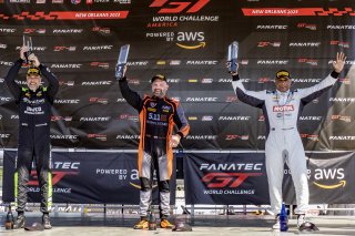 #8 Aston Martin Vantage AMR GT4 of Elias Sabo, Flying Lizard Motorsports, GT America Powered by AWS, GT4, SRO America, NOLA Motorsports Park, New Orleans, LA, April 2023.
 | Brian Cleary/SRO