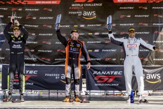 #8 Aston Martin Vantage AMR GT4 of Elias Sabo, Flying Lizard Motorsports, GT America Powered by AWS, GT4, SRO America, NOLA Motorsports Park, New Orleans, LA, April 2023.
 | Brian Cleary/SRO