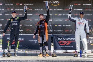 #8 Aston Martin Vantage AMR GT4 of Elias Sabo, Flying Lizard Motorsports, GT America Powered by AWS, GT4, SRO America, NOLA Motorsports Park, New Orleans, LA, April 2023.
 | Brian Cleary/SRO