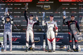 #04 Mercedes-AMG GT3 of George Kurtz, Crowdstrike by Riley, GT America Powered by AWS, SRO3, #101 Mercedes-AMG GT3 of Memo Gidley, TKO Motorsports, #56 Ferrari 458 Italia of Johnny O'Connell, SKI Autosports, #27 Mercedes-AMG GT3 of Jason Daskalos, CRP Rac | Brian Cleary/SRO