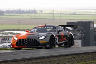 #9 Merceds-AMG GT3 of Ziad Grandeur, TR3 Racing, GT America Powered by AWS, SRO3, SRO America, Sonoma Raceway, Sonoma, CA, April 2023.
 | Brian Cleary/SRO