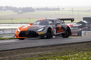 #9 Merceds-AMG GT3 of Ziad Grandeur, TR3 Racing, GT America Powered by AWS, SRO3, SRO America, Sonoma Raceway, Sonoma, CA, April 2023.
 | Brian Cleary/SRO