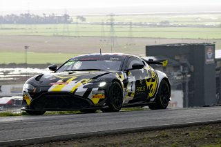 #2 Aston Martin Vantage AMR GT4 of Jason Bell, Flying Lizard Motorsports, GT America Powered by AWS, GT4, SRO America, Sonoma Raceway, Sonoma, CA, April 2023.
 | Brian Cleary/SRO