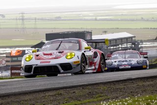 #460 Porsche 911 GT3-R (991.ii) of Andy Wilzoch, Flying Lizard Motorsports, GT America Powered by AWS, SRO3, SRO America, Sonoma Raceway, Sonoma, CA, April 2023.
 | Brian Cleary/SRO