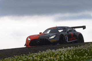 #9 Merceds-AMG GT3 of Ziad Grandeur, TR3 Racing, GT America Powered by AWS, SRO3, SRO America, Sonoma Raceway, Sonoma, CA, April 2023.
 | Brian Cleary/SRO