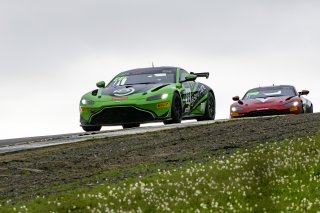 #69 Aston Martin Vantage AMR GT4 of Todd Coleman, Archangel Motorsports, GT America Powered by AWS, GT4, SRO America, Sonoma Raceway, Sonoma, CA, April 2023.
 | Brian Cleary/SRO