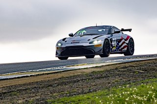 #77 Aston Martin Vantage AMR GT4 of Paul Keebler, TR3 Racing, GT America Powered by AWS, GT4, SRO America, Sonoma Raceway, Sonoma, CA, April 2023.
 | Brian Cleary/SRO