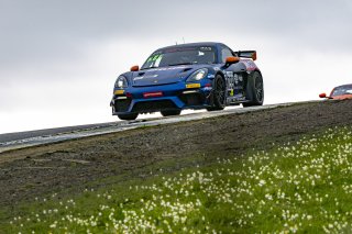 #099 Porsche 718 Cayman GT4 RS Clubsport of Robb Holland, Rotek Racing, GT America Powered by AWS, GT4, SRO America, Sonoma Raceway, Sonoma, CA, April 2023. | Brian Cleary/SRO