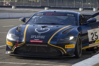 #25 Aston Martin Vantage AMR GT4 of Gray Newell, Heart of Racing Team, GT America Powered by AWS, GT4, SRO America, Sonoma Raceway, Sonoma, CA, April 2023.
 | Brian Cleary/SRO