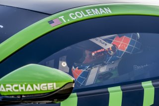 #69 Aston Martin Vantage AMR GT4 of Todd Coleman, Archangel Motorsports, GT America Powered by AWS, GT4, SRO America, Sonoma Raceway, Sonoma, CA, April 2023.
 | Brian Cleary/SRO