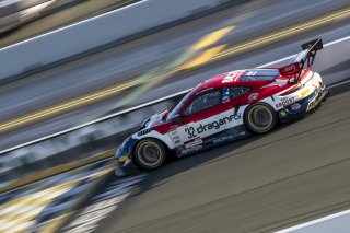 #032 Porsche 911 GT3-R (991.ii) of Kyle Washington, GMG Racing, GT America Powered by AWS, SRO3, SRO America, Sonoma Raceway, Sonoma, CA, April 2023.
 | Brian Cleary/SRO