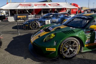 #120 Porsche 911 GT3-R (991.ii) of Adam Adelson, Wright Motorsports, GT America Powered by AWS, SRO3, SRO America, Sonoma Raceway, Sonoma, CA, April 2023.
 | Brian Cleary/SRO