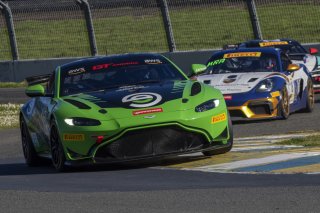 #69 Aston Martin Vantage AMR GT4 of Todd Coleman, Archangel Motorsports, GT America Powered by AWS, GT4, SRO America, Sonoma Raceway, Sonoma, CA, April 2023.
 | Brian Cleary/SRO