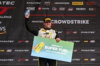 #2 Aston Martin Vantage AMR GT4 of Jason Bell, Flying Lizard Motorsports, GT America Powered by AWS, GT4, SRO America, Sonoma Raceway, Sonoma, CA, April 2023.
 | Brian Cleary/SRO