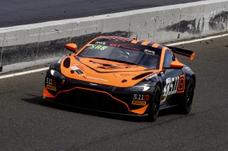 #8 Aston Martin Vantage AMR GT4 of Elias Sabo, Flying Lizard Motorsports, GT America Powered by AWS, GT4, SRO America, Sonoma Raceway, Sonoma, CA, April 2023.
 | Brian Cleary/SRO