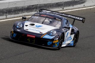 #043 Porsche 911 GT3-R(991.ii) of Alex Vogel, OnlyFans Racing with P1 Group by MRS, GT America Powered by AWS, SRO3, SRO America, Sonoma Raceway, Sonoma, CA, April 2023.
 | Brian Cleary/SRO