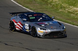 #77 Aston Martin Vantage AMR GT4 of Paul Keebler, TR3 Racing, GT America Powered by AWS, GT4, SRO America, Sonoma Raceway, Sonoma, CA, April 2023.
 | SRO Motorsports Group
