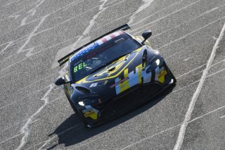 #2 Aston Martin Vantage AMR GT4 of Jason Bell, Flying Lizard Motorsports, GT America Powered by AWS, GT4, SRO America, Sonoma Raceway, Sonoma, CA, April 2023.
 | Brian Cleary/SRO