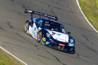 #043 Porsche 911 GT3-R(991.ii) of Alex Vogel, OnlyFans Racing with P1 Group by MRS, GT America Powered by AWS, SRO3, SRO America, Sonoma Raceway, Sonoma, CA, April 2023.
 | Brian Cleary/SRO