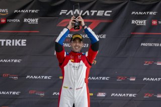 #77 Aston Martin Vantage AMR GT4 of Paul Keebler, TR3 Racing, GT America Powered by AWS, GT4, SRO America, Sonoma Raceway, Sonoma, CA, April 2023.
 | Brian Cleary/SRO