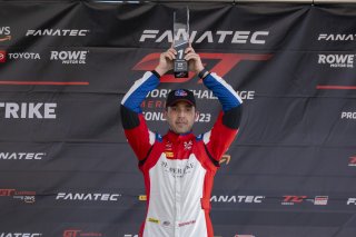 #77 Aston Martin Vantage AMR GT4 of Paul Keebler, TR3 Racing, GT America Powered by AWS, GT4, SRO America, Sonoma Raceway, Sonoma, CA, April 2023.
 | Brian Cleary/SRO