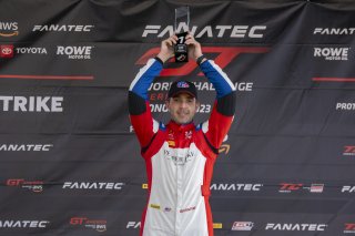 #77 Aston Martin Vantage AMR GT4 of Paul Keebler, TR3 Racing, GT America Powered by AWS, GT4, SRO America, Sonoma Raceway, Sonoma, CA, April 2023.
 | Brian Cleary/SRO