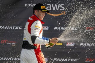 #77 Aston Martin Vantage AMR GT4 of Paul Keebler, TR3 Racing, GT America Powered by AWS, GT4, SRO America, Sonoma Raceway, Sonoma, CA, April 2023.
 | Brian Cleary/SRO