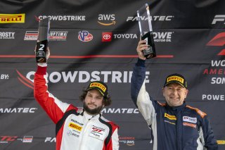 #70 Callaway Corvette Z06R GT3 of Mirco Shultis, Mishumotors, GT America Powered by AWS, SRO3, SRO America, Sonoma Raceway, Sonoma, CA, April 2023.
 | Brian Cleary/SRO