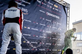 #427 Mercedes-AMG GT3 of Anthony Bartone, RealTime Racing, GT America Powered by AWS, SRO3, SRO America, Sonoma Raceway, Sonoma, CA, April 2023.
 | Brian Cleary/SRO