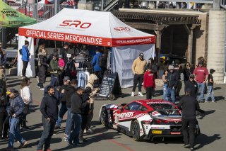 #70 Callaway Corvette Z06R GT3 of Mirco Shultis, Mishumotors, GT America Powered by AWS, SRO3, SRO America, Sonoma Raceway, Sonoma, CA, April 2023.
 | Brian Cleary/SRO