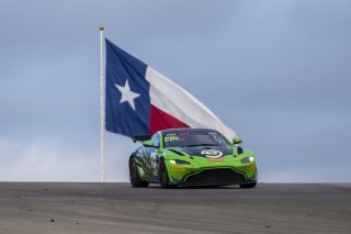 #69 Aston Martin Vantage AMR GT4 of Todd Coleman, Archangel Motorsports, GT America Powered by AWS, GT4, SRO America, Circuit of the Americas, Austin TX, May 2023.
 | Brian Cleary/SRO