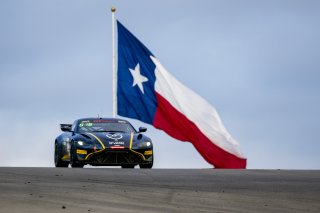 #25 Aston Martin Vantage AMR GT4 of Gray Newell, Heart of Racing Team, GT America Powered by AWS, GT4, SRO America, Circuit of the Americas, Austin TX, May 2023.
 | Brian Cleary/SRO